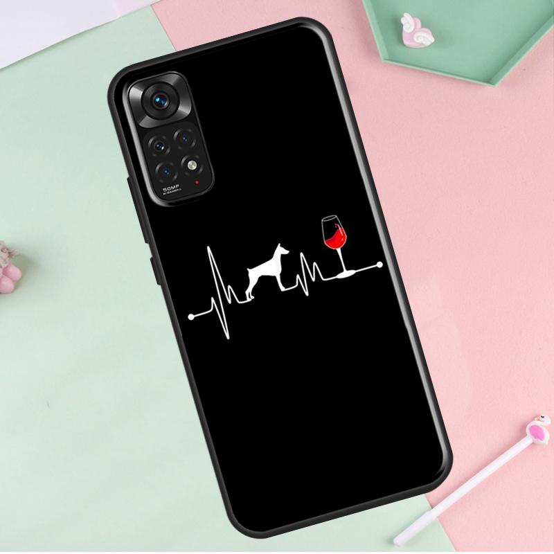 Такса Доберман Собака Для Redmi Note 12 Pro Plus Чехол Для Redmi Note 10 8 9 11 Pro 12S 11S 10S 9S 9C 10C 12C Чехол