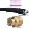 25m sewer cleaning hose with M22 external thread