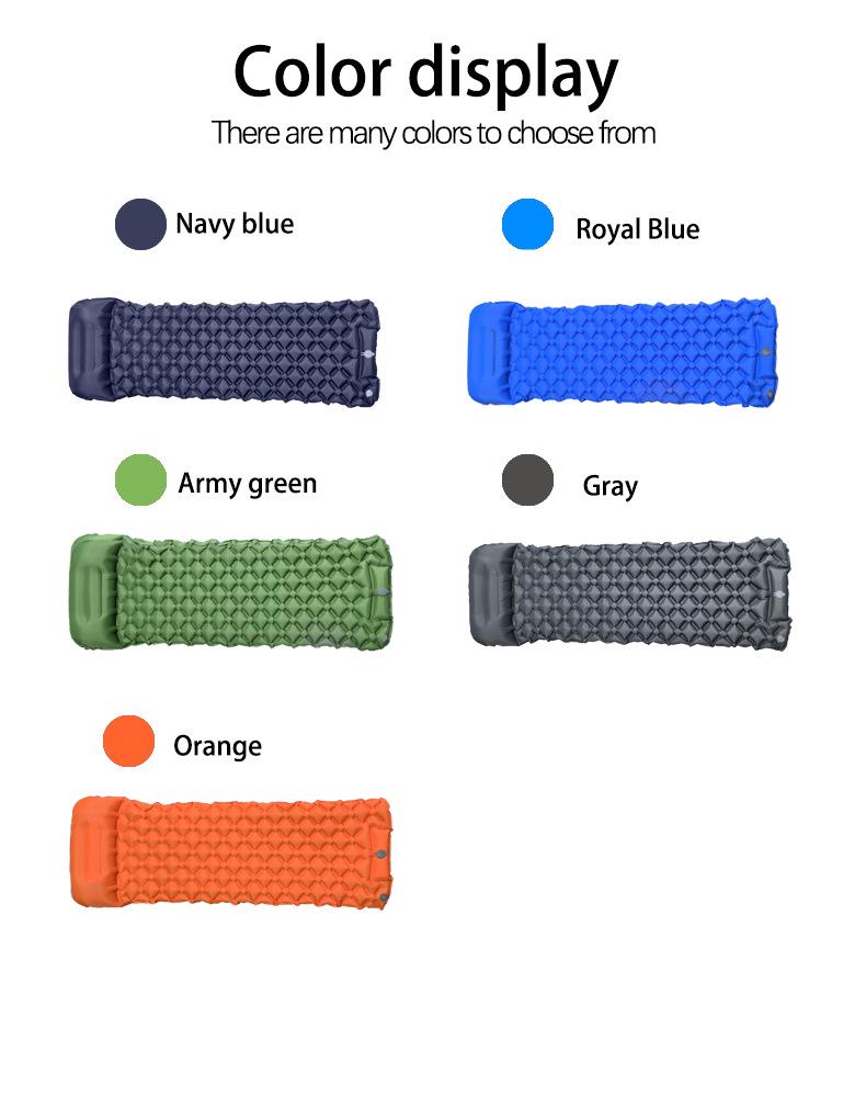 LT-04 Ultra-Light Inflatable Diamond TPU Camping Pad - Portable, Moisture-Proof Tent Sleeping Mat