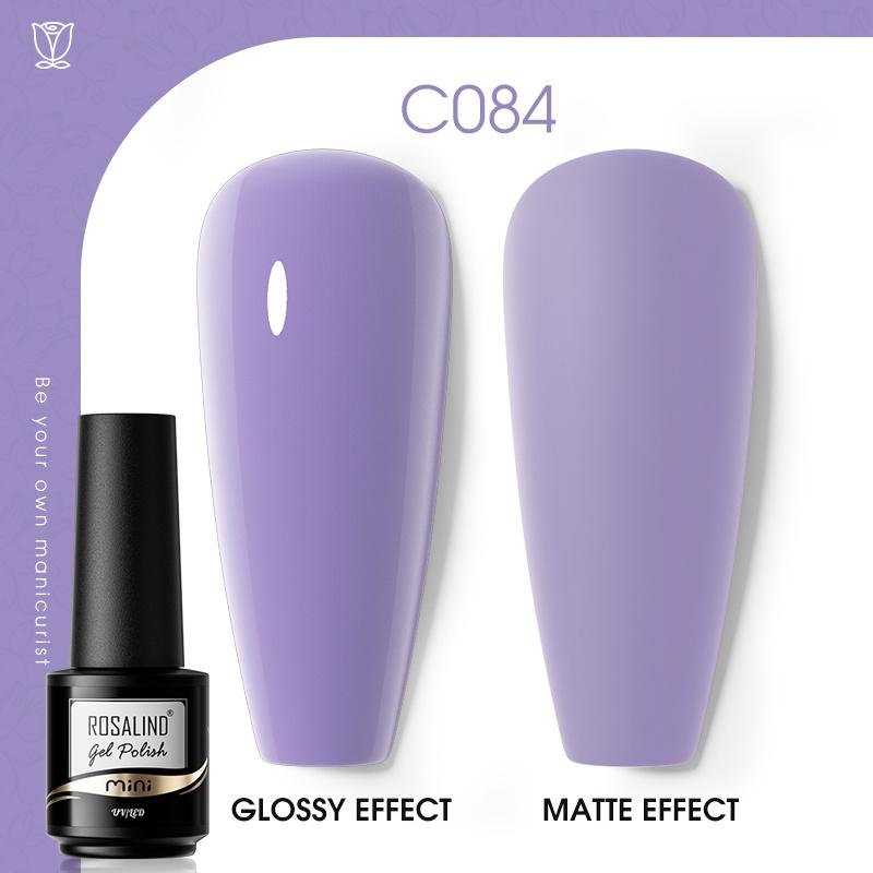 ROSALIND Nail Gels 109 Color Nail Polish Gel Varnish Semi Permanent Gel Nail Polish Soak Off UV Gel Polish Manicure Art Gel For Nail Art Design
