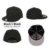 New Era Dodgers 9FIFTY Snapback Cap, Men's LA Baseball Cap, All Black [Parallel Import]