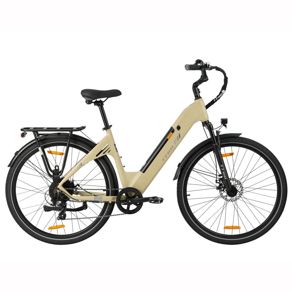 TTGO C3 SE Multi Terrain Electric Bicycle For Adult 28 Inch Tires 250W Motor 36V20Ah Battery City Community E-Bike With All-Terrain Braking