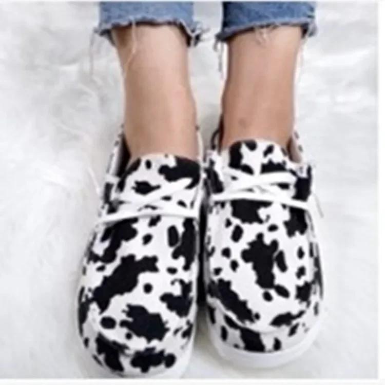 Модная женская обувь Кроссовки Холщовые балетки Большие размеры Модная вулканизированная обувь Летние балетки Mujer Casual