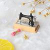 1/12 Dollhouse Miniature Sewing Machine With Scissors Thread Cloth