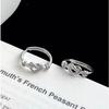 Twin Knot Winding Love Zircon Ring Girlfriend Couple Ring Fashion Simple High Sense Niche Design Jewelry
