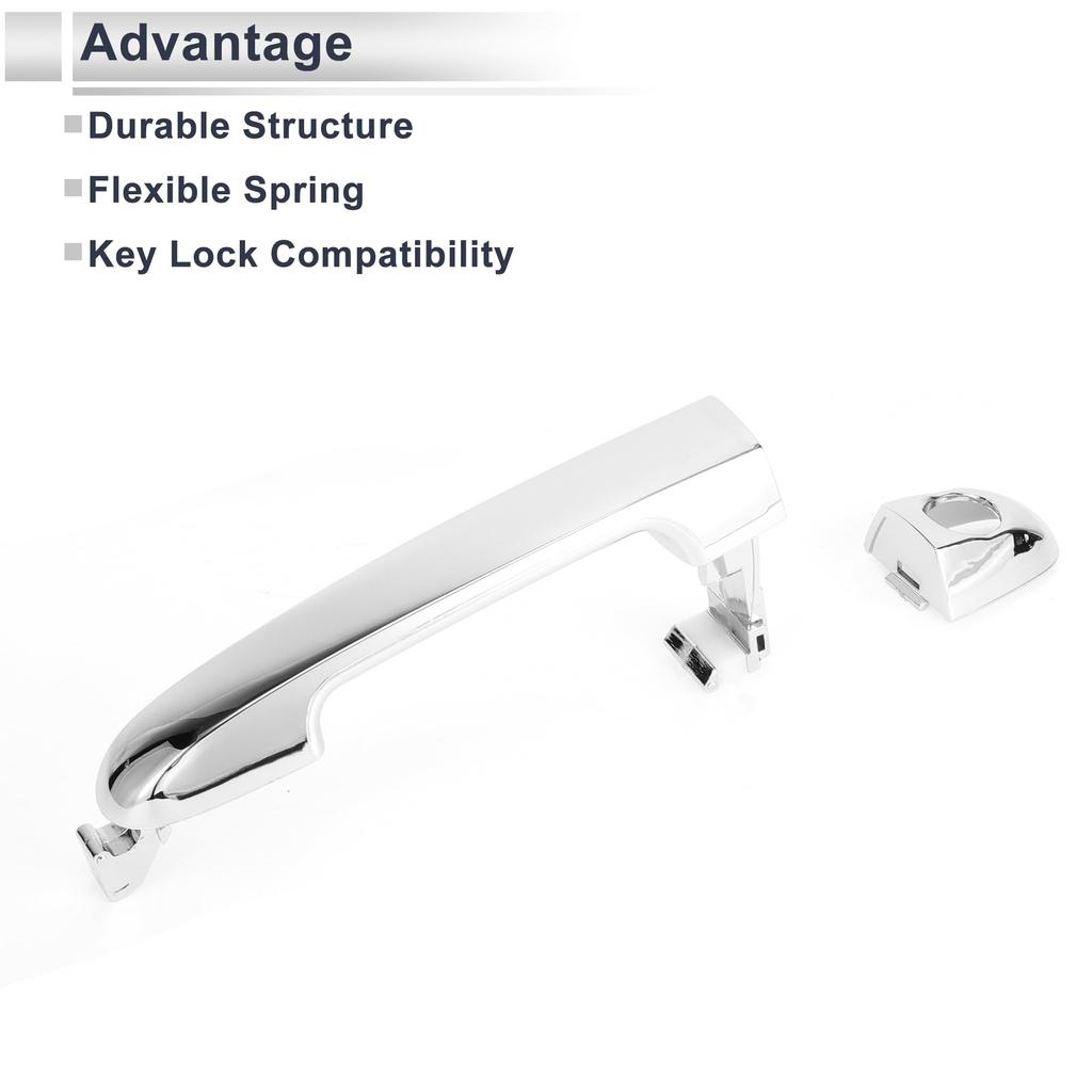 RATCHROLL Передняя левая наружная дверная ручка для Hyundai и Elanti Прочная замена Номера деталей двери 1 шт. 2007-2012, Ручка,