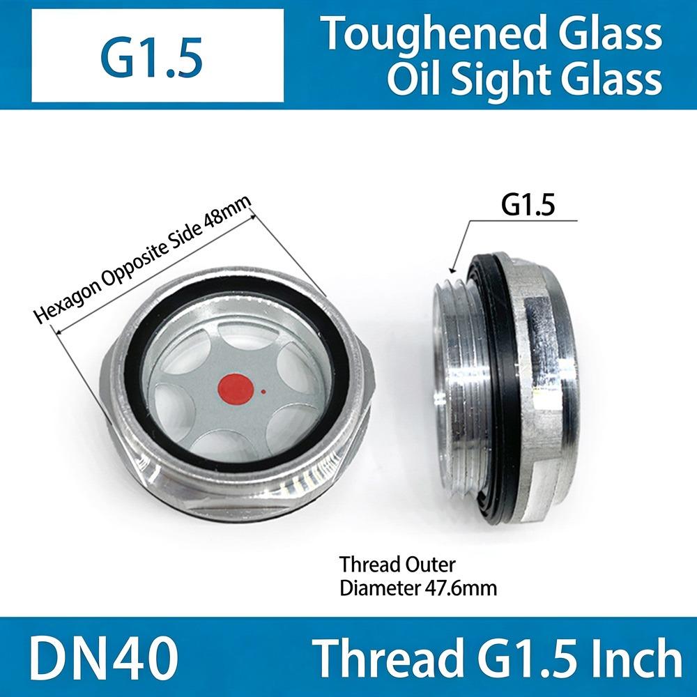 1 шт. G1/4 G3/8 G1/2 G3/4 Масляное смотровое окно Наружная резьба G1 G1-1/4 G1-1/2 BSP NPT Смотровое стекло уровня масла Закаленное стекло Алюминий