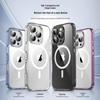Магнитный прозрачный защитный чехол с подушкой безопасности для iPhone 16/16 Pro Max - Новая модель, противоударный дизайн.