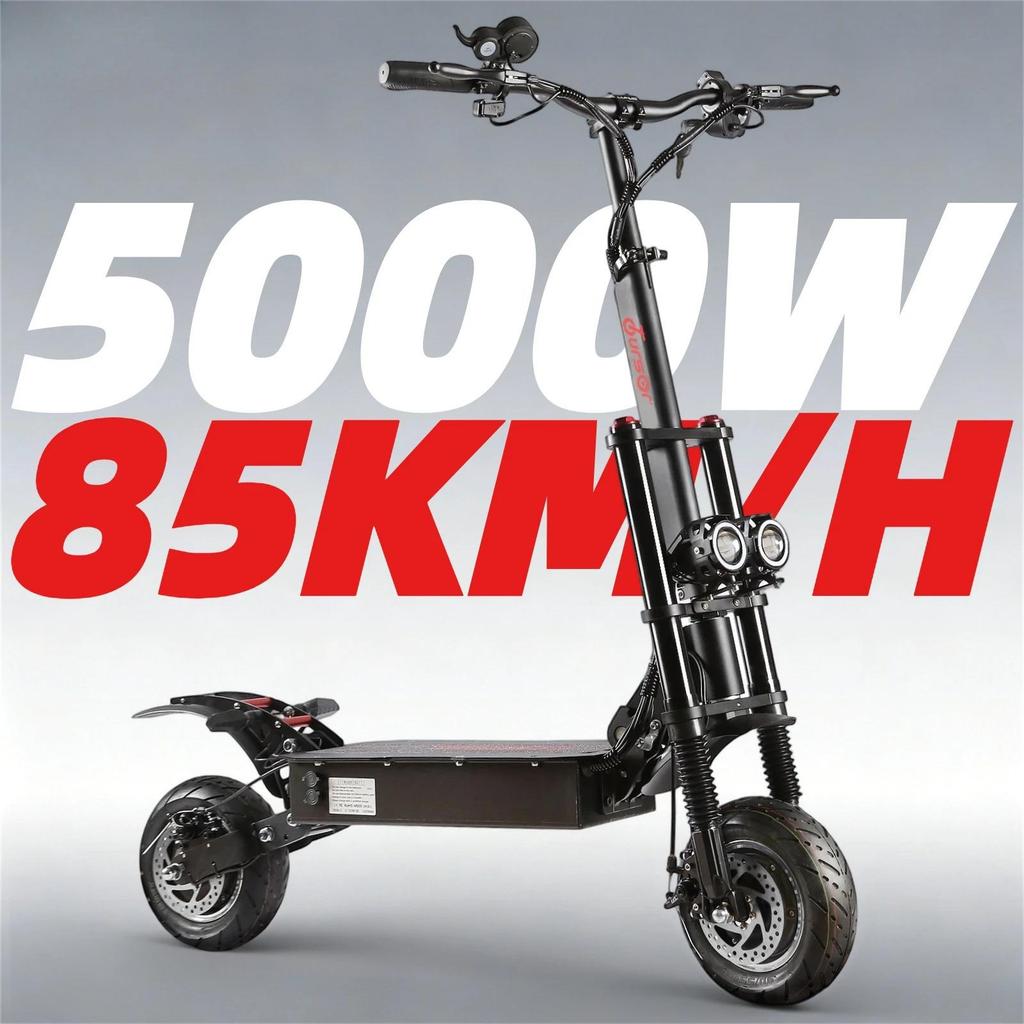 TOURSOR E5B Foldable Electric Scooter for Adults 6000W Motor 85km/h Speed 120km Range 60V40AH Battery 11-inch Off-road Tires