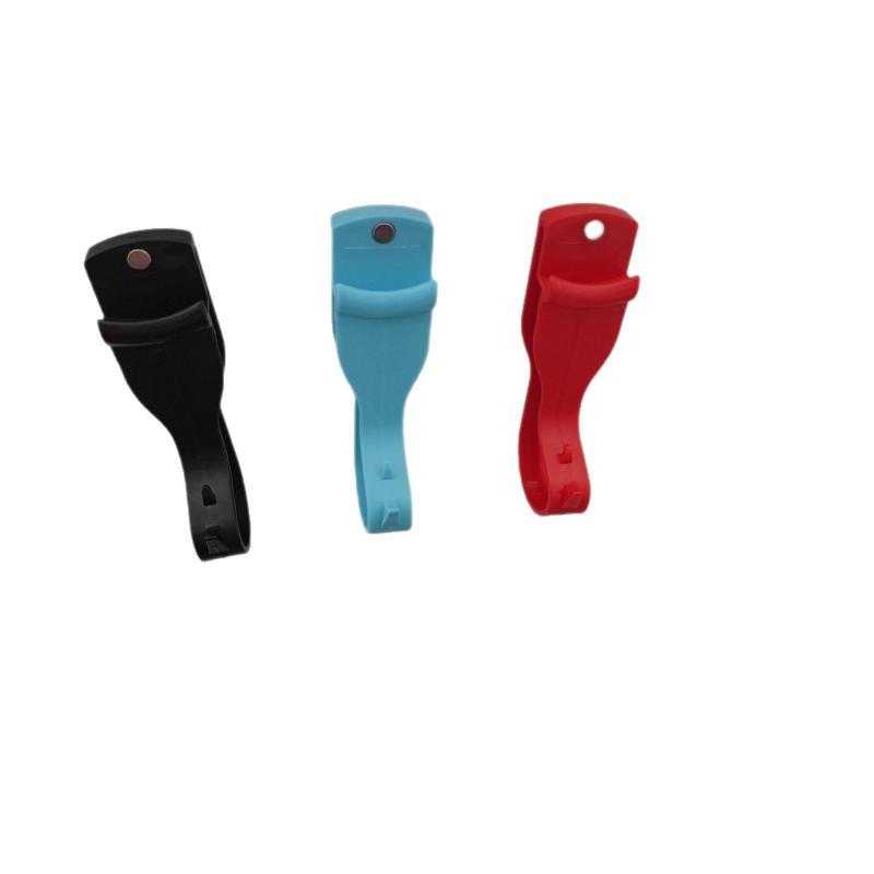 2 IN 1 Can Opener Hook Design Non-slip Easy Grip Built-in Magnets Practical Bottle Opener for Restaurant Use