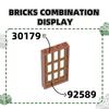Нетоксичный 47 шт./лот 92589 Блоки Рамы Двери Окна Цветные Аксессуары Moc Совместимые с Кирпичами DIY Детская Игрушка Детали Сборки