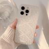 Super Fairy Ins Style Suitable for Apple 16 Mobile Phone Case 17pro Max Floral Bow Iphone14 Frosted White 13