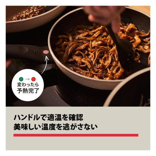 Ballarini LEDRO Ceramic Frying Pan, 28cm, Made In Italy, PFAS-Free, Induction Compatible, Ceramic Coating, [Official Japanese Product] LEDRO Z1027-798