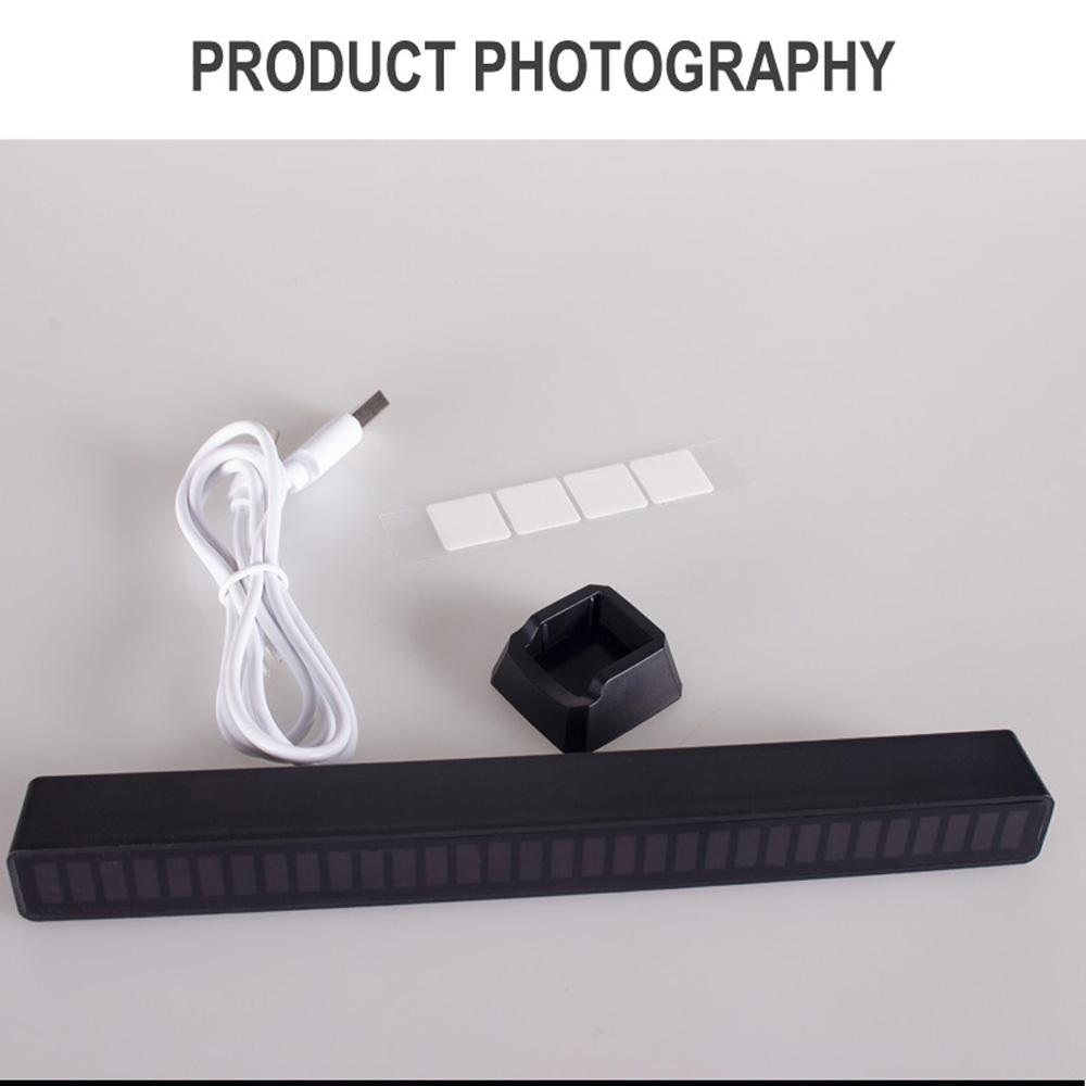 RGB музыкальное управление звуком, светодиодная подсветка, управление приложением, звукосниматель, голосовая активация, ритм-подсветка, цветная окружающая светодиодная подсветка, окружающая подсветка, НОВИНКА