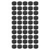 50Pcs Subwoofer Isolation Pad Self Adhesive EVA Foam Anti Slip Speaker Isolation Feet for Soundbar