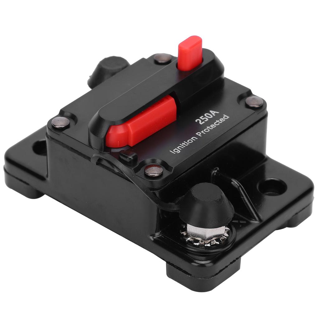 Автоматический выключатель Держатель предохранителя Медный Водонепроницаемый Автоматический переключатель Красный DC12?42В250А