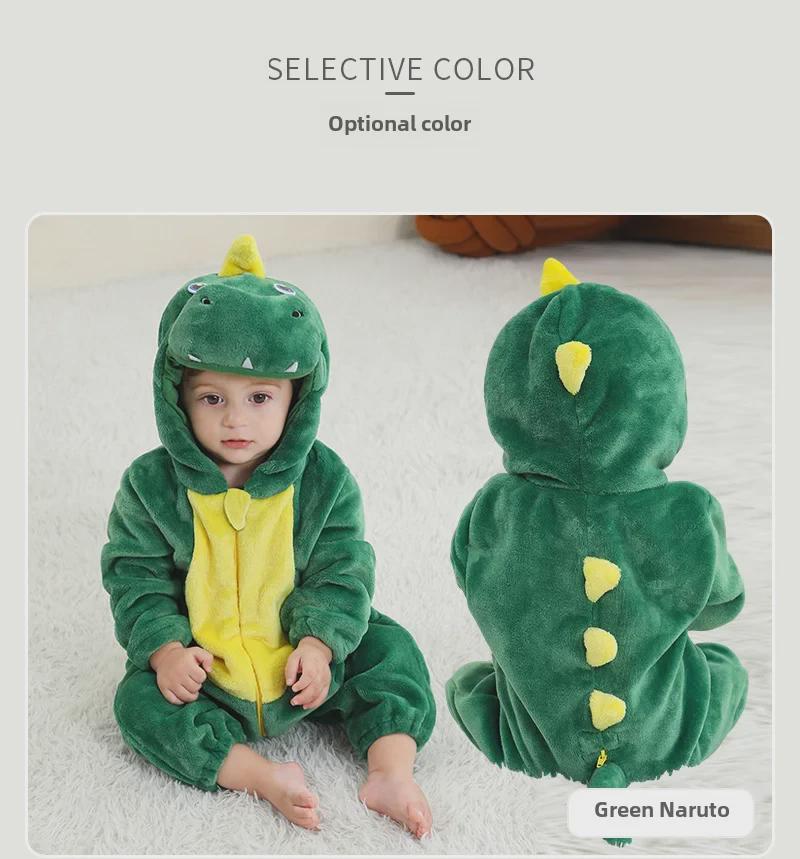 Детский костюм для скалолазания с динозавром, детский комбинезон с единорогом, детская фланелевая одежда для скалолазания, детская одежда для скалолазания Cross-Border