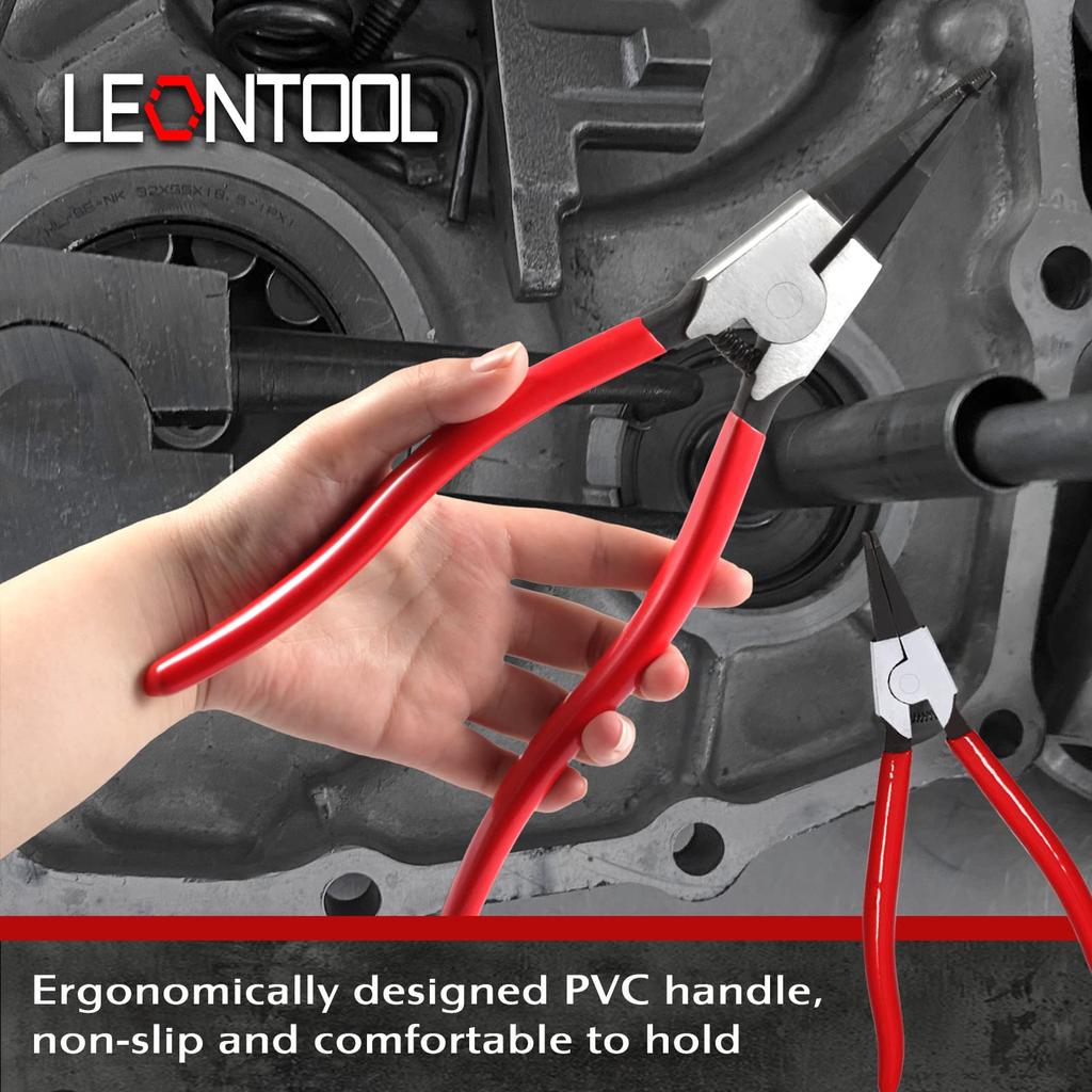 LEONTOOL pliers no for precision snap ring split ring lock ring locking ring removal concentric retaining dedicated shaft right 90 for master cylinder