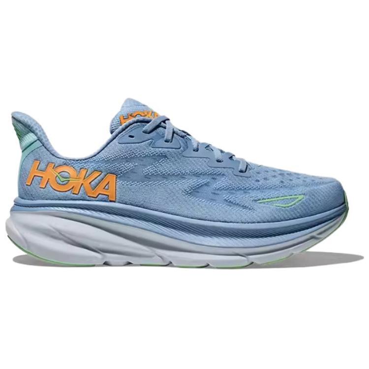 HOKA Clifton 9 2E Wide Dusk Illusion Мужские кроссовки синие 1132210-DLL