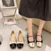 Xiaoxiangfeng Fashion High Heels Spring and Summer Pearl Versatile 2025 Mary Jane Single Shoes New Thick Heel Retro Versatile