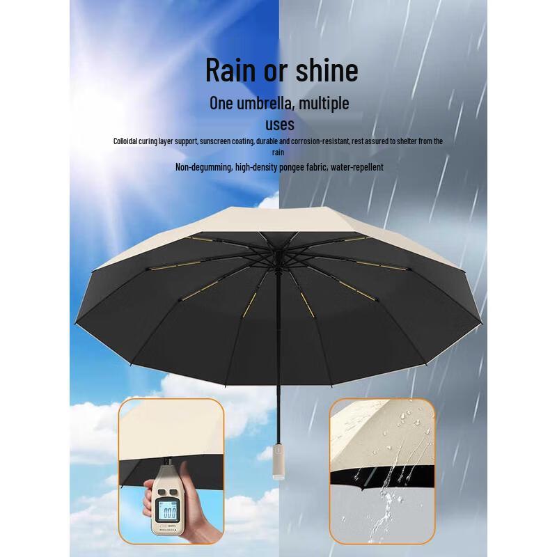 Little Cloth Forest Automatic Windproof Umbrella