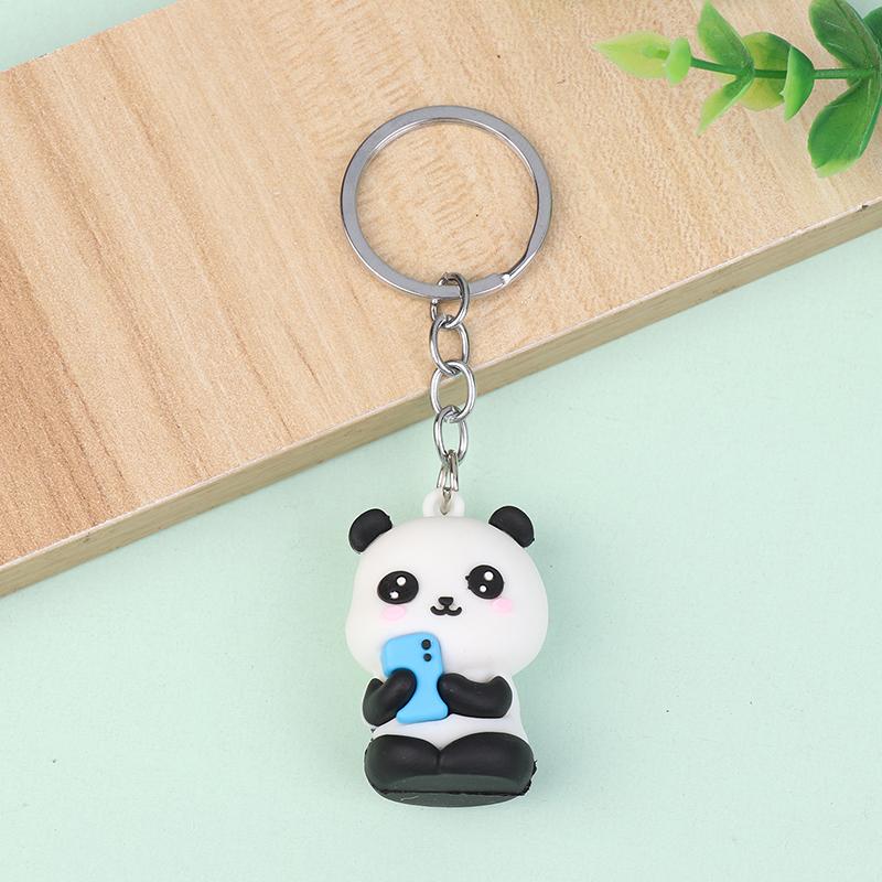 Creative Cartoon Red Panda Keychain Couple Keychains Pendants Car Bag Key Chains