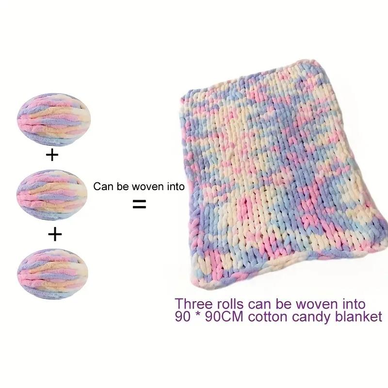 250 г/шарик ультра толстая шерстяная пряжа для полос льда, цветная грубая шерстяная пряжа