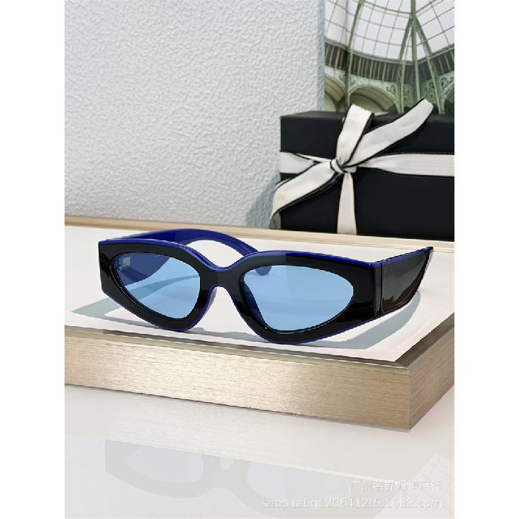 New panda sunglasses, cat-eye black and white sunglasses, slimming and face-covering, recommended by internet celebrities, trendy glasses