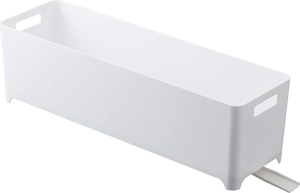 Yamazaki Slim Dish X X Tower Dish 4314 Drainer, Long, White, W55.5 D16.4 H16cm, Drainer,