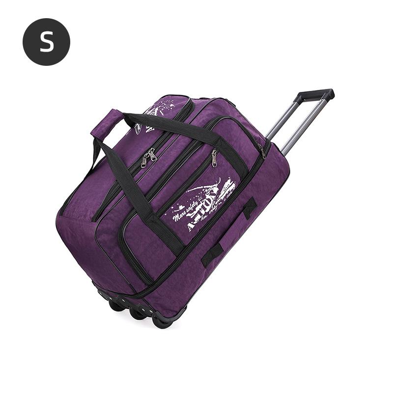 Оксфордский холст дорожная сумка на колесах Компактный водонепроницаемый складной багаж большой вместимости унисекс