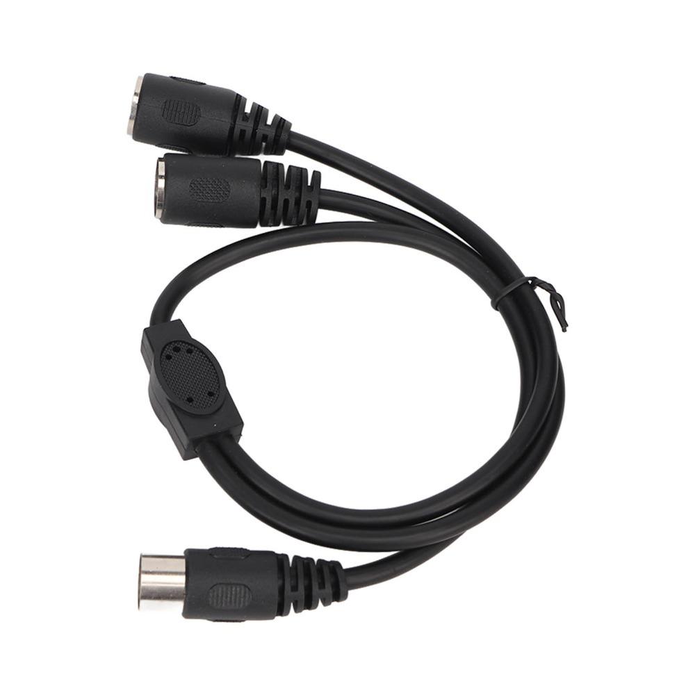 High Accuracy MIDI Sync Breakout Cable 1.6ft Y Splitter Cable Audio Signal Routing