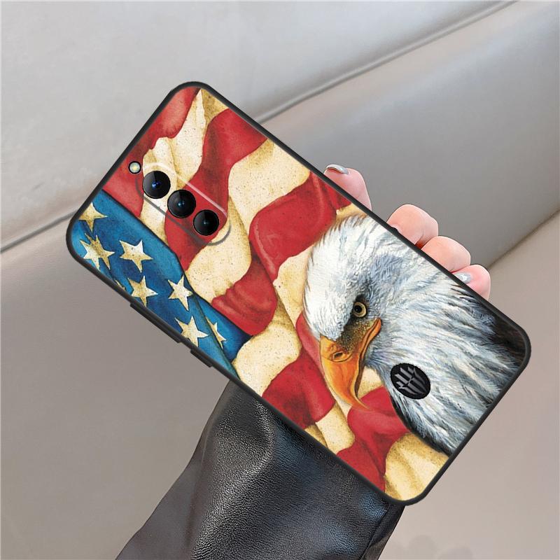 Американский флаг США Орел Чехол Для ZTE Nubia Red Magic 10 Pro Plus 6 7 8 9 6S 7S 8S 9S Pro 5G 6R RedMagic 10 Air Чехол