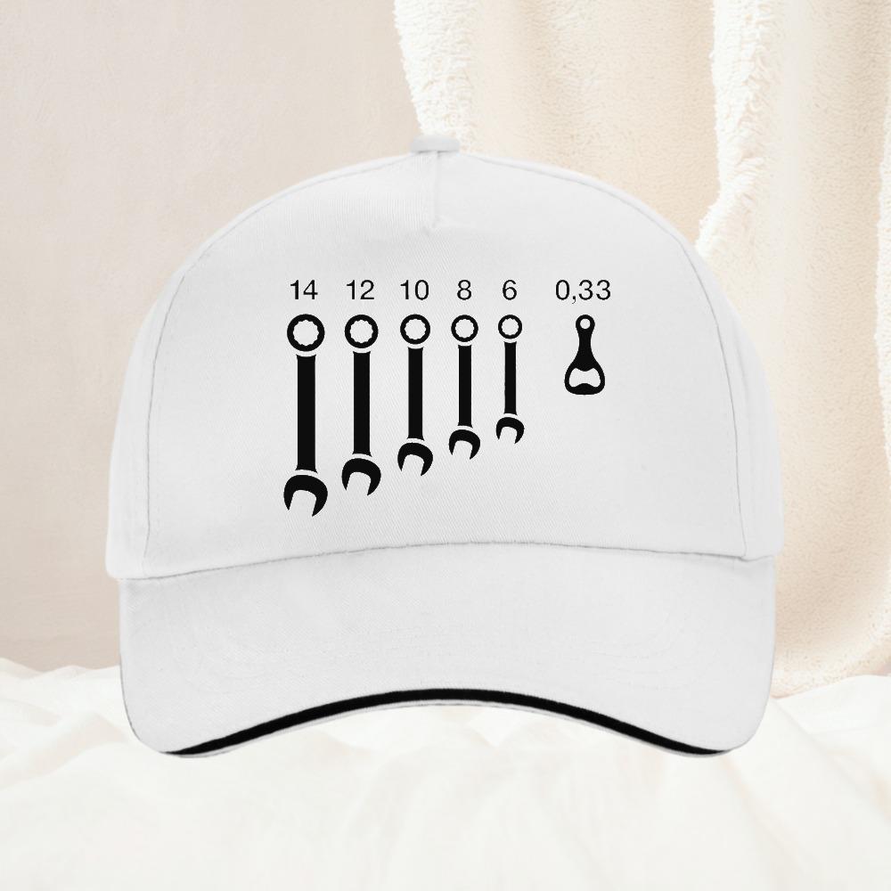 Wrench Wrenches Beer Bottle Opener Tools Baseball Cap Adjustable Unisex Sports Hats Beer Bottle Opene Dad tool Hat