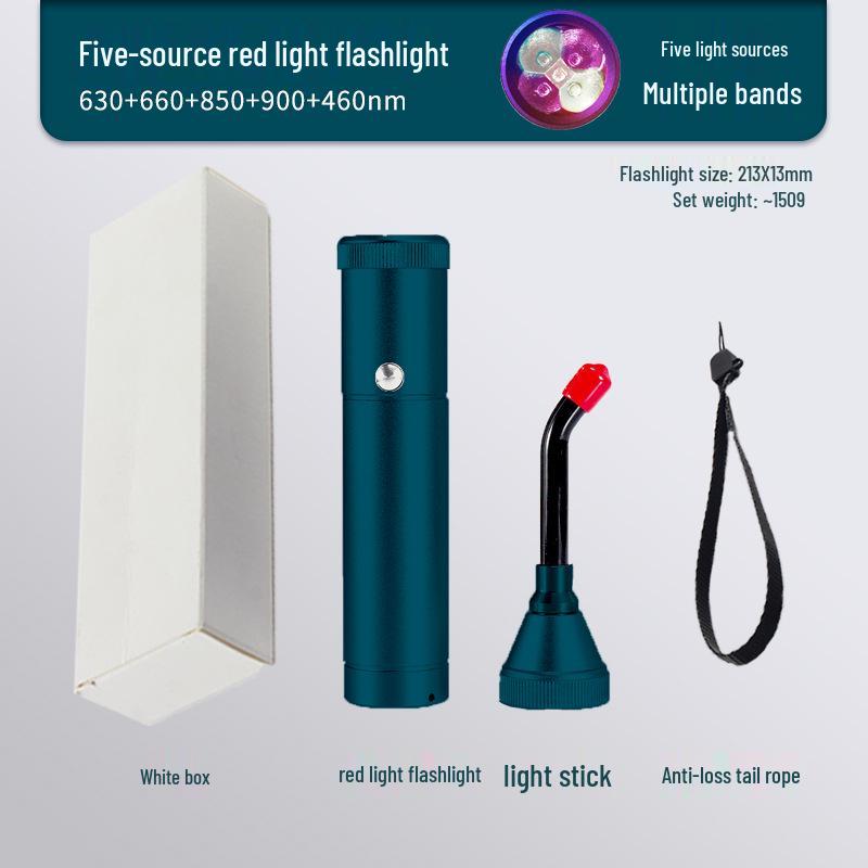 Red Light LED Infrared Flashlight for Nose, Ear, and Oral Soothing