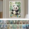 Animal DIY Partial Diamond Pearl Dot Painting 30x40cm Pearl Painting Art Kits Special Shape for Home Wall Decor