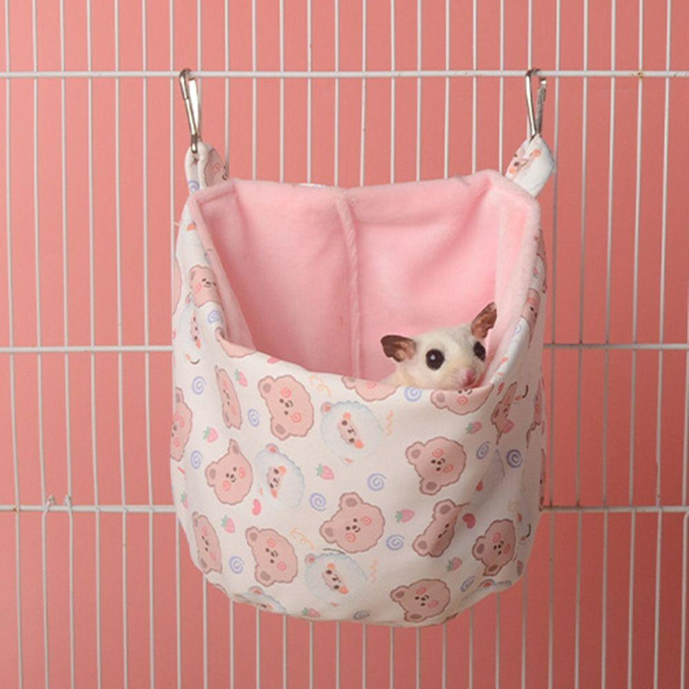 Comfortable Guinea Pig Sleeping Bag Hang Small Pet Nest Creative Hamster Hammock  Bunny