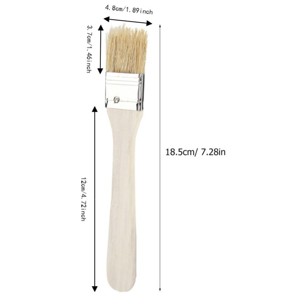 2PCS Khaki Barbecue Brush Spread Oil Function Oil Brush Lightweight Spice Brush  Grilling Season