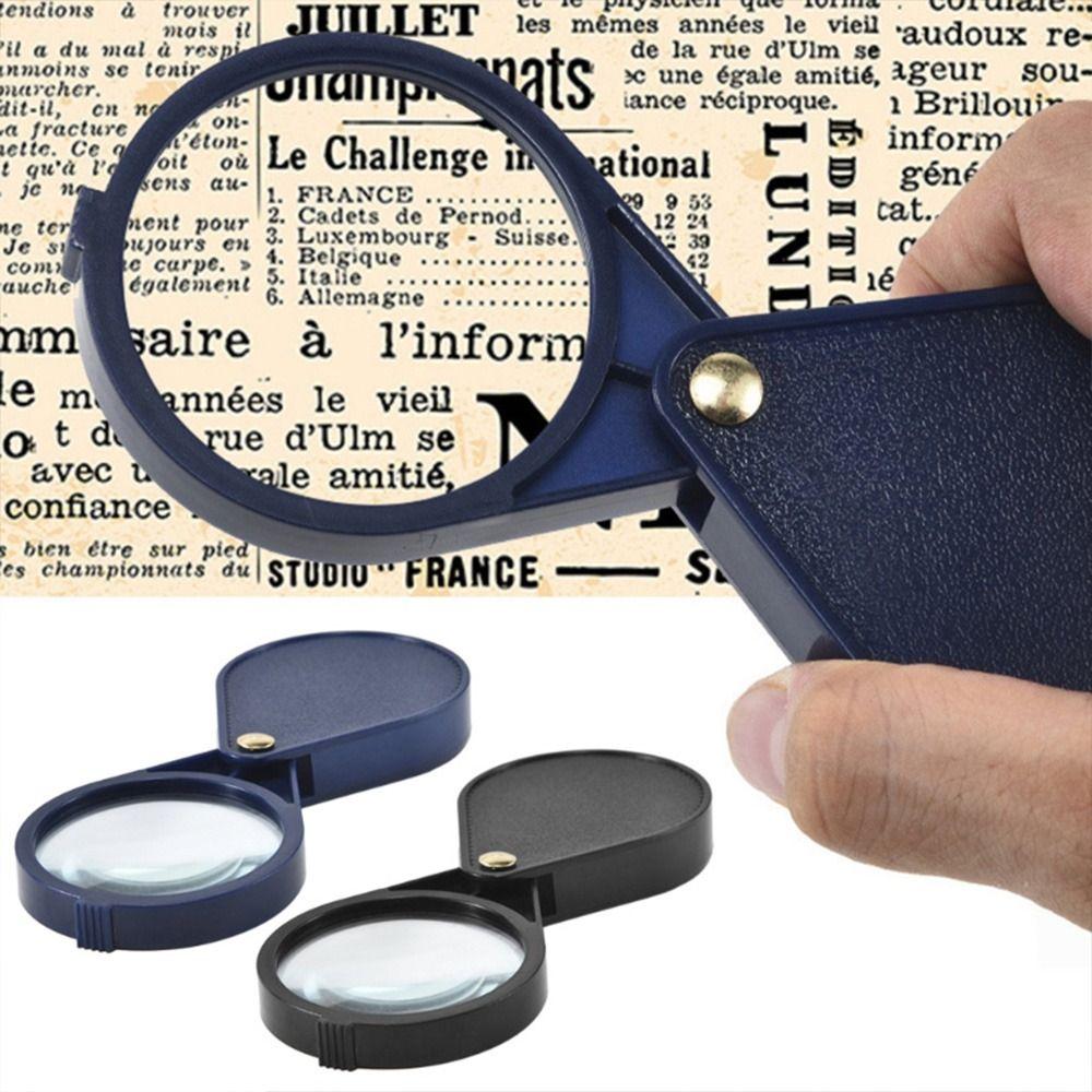 Stamps Antique Currency Pocket Reading Magnifying Glass Jewelry Loupe Handheld Folding Magnifier