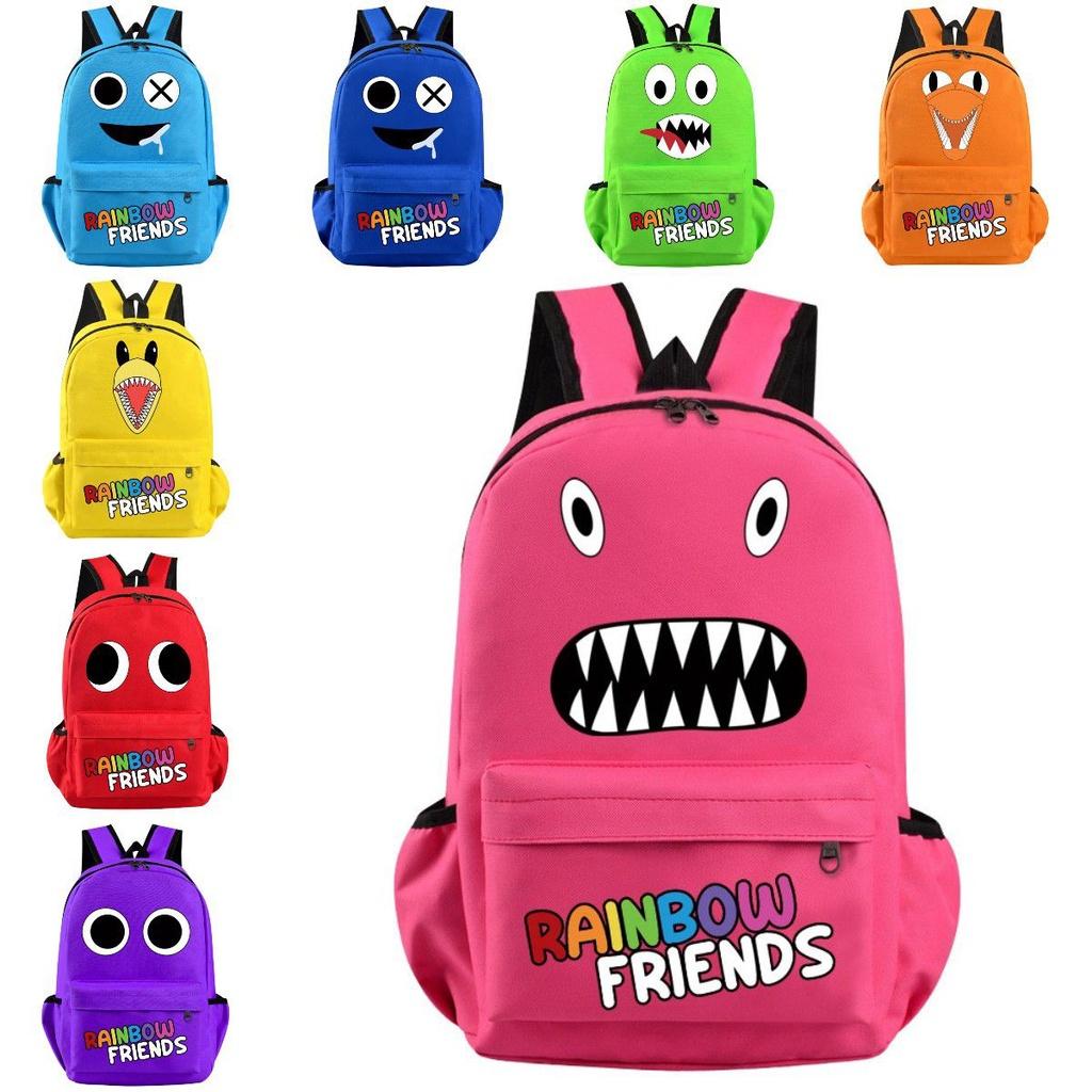 Рюкзак большой вместимости Roblox Rainbow Friends для путешествий, школы и многого другого