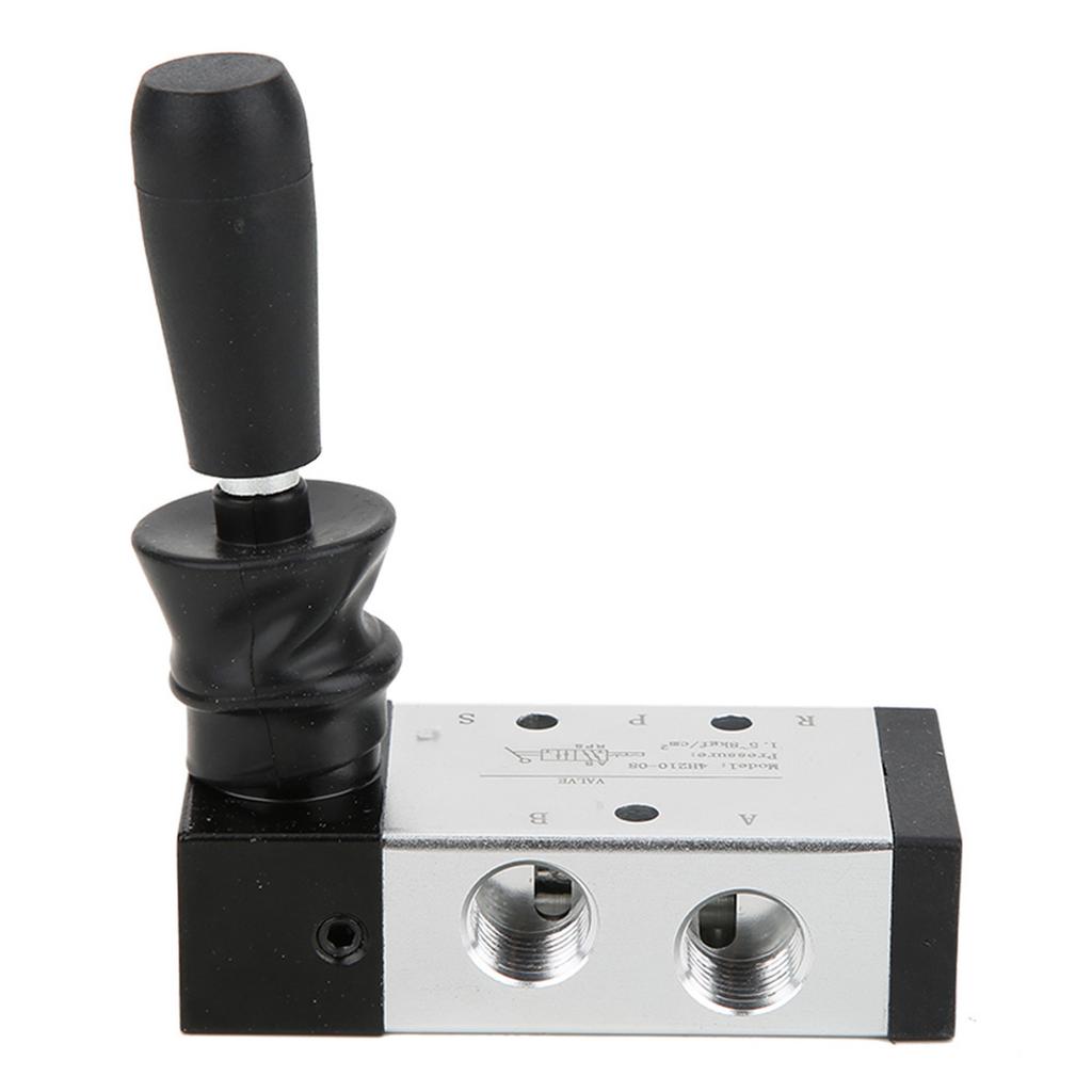 Пневматический клапан ручного управления 5-портовый 2-позиционный клапан с ручным рычагом 0 0,8 МПа (4H210 08)