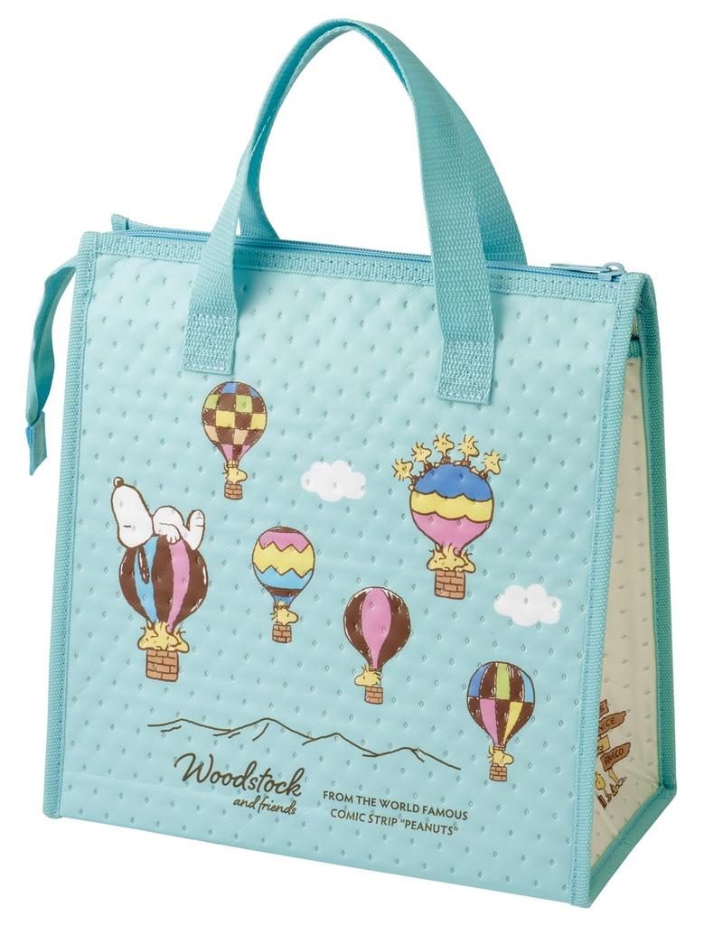 Skater Nonwoven Insulated Lunch Snoopy and Travel Bag, Woodstock, Design, FBC1-A