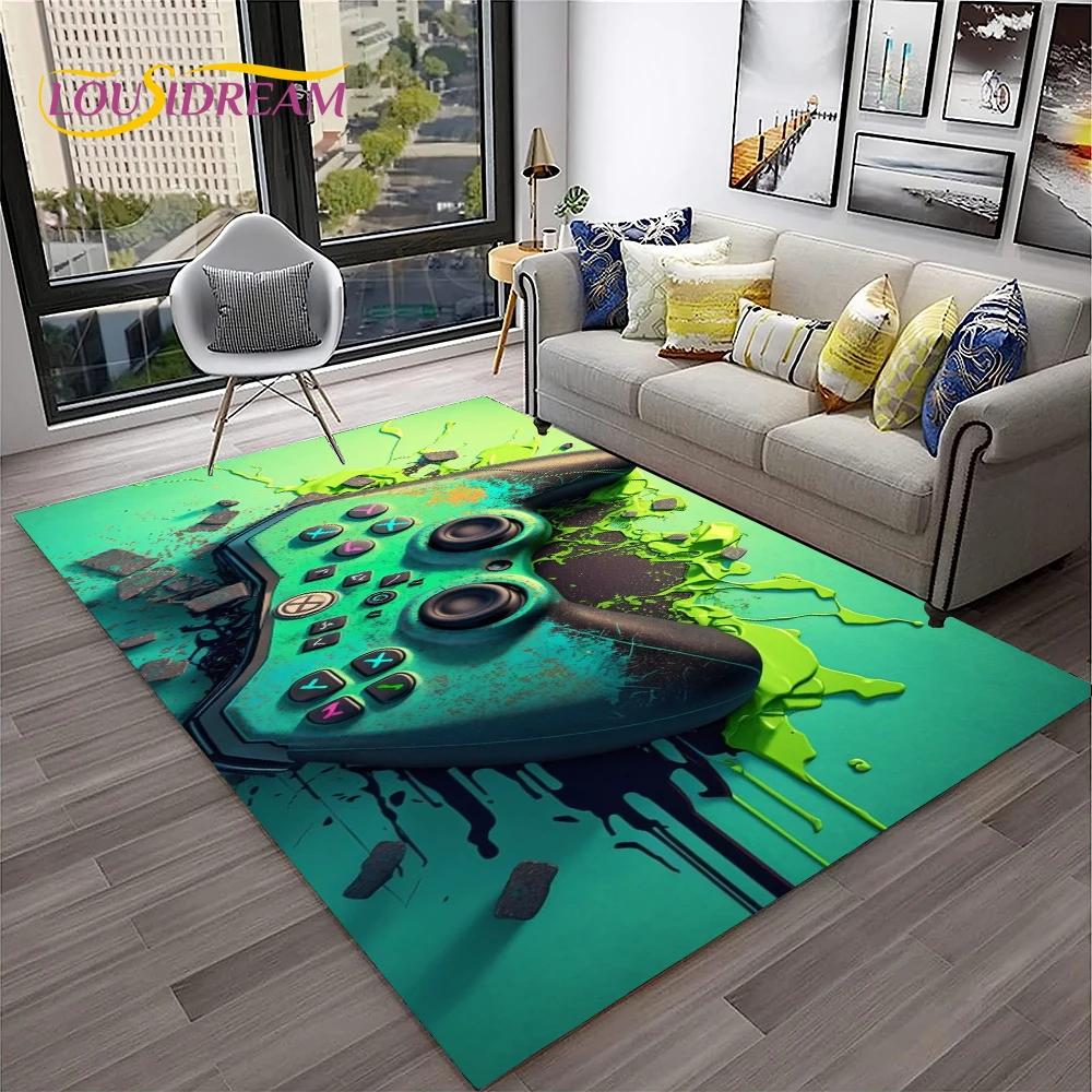 Game Boy GamePad Ретро игровая консоль Коврик для дома Гостиная Спальня Диван Коврик Декор, детский коврик Нескользящий напольный коврик