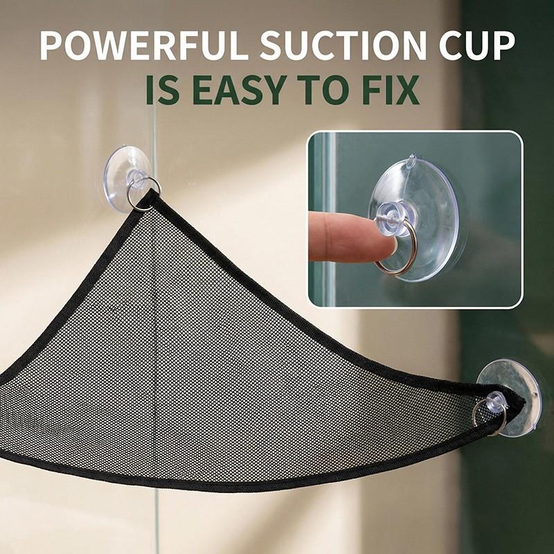 Reptile Hammock With Suction Cup Geckos Chameleons Lizards Climbing Perch Ventilated Mesh Bed