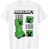 Футболка с дизайном Крипера из Minecraft и парящими головами