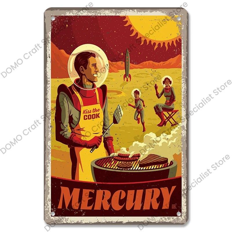 Плакат для вечеринки с барбекю, винтажные металлические жестяные вывески для гриля, ретро-налет, Настенный декор для бара, паба, заднего двора, пляжного дома