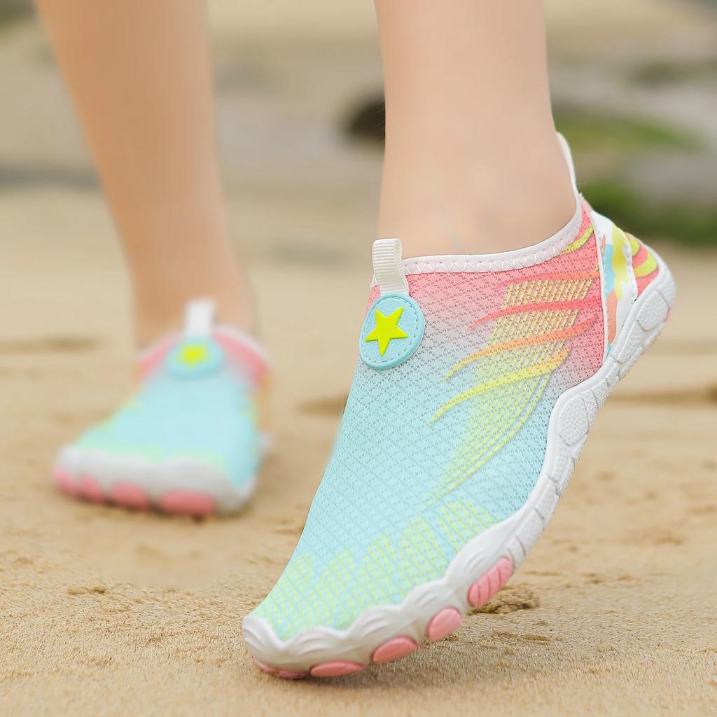 Women's Water Swimming Shoes Rubber Outsole Quick Drying Breathable Men's Swimming Shoes Beach Shoes Casual Exercise Bike