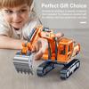 Kids Excavator Toy Movable Joints 360 Degrees Rotatable Realistic Construction Vehicle Engineering Truck Model Toddlers Boys Birthday Gift