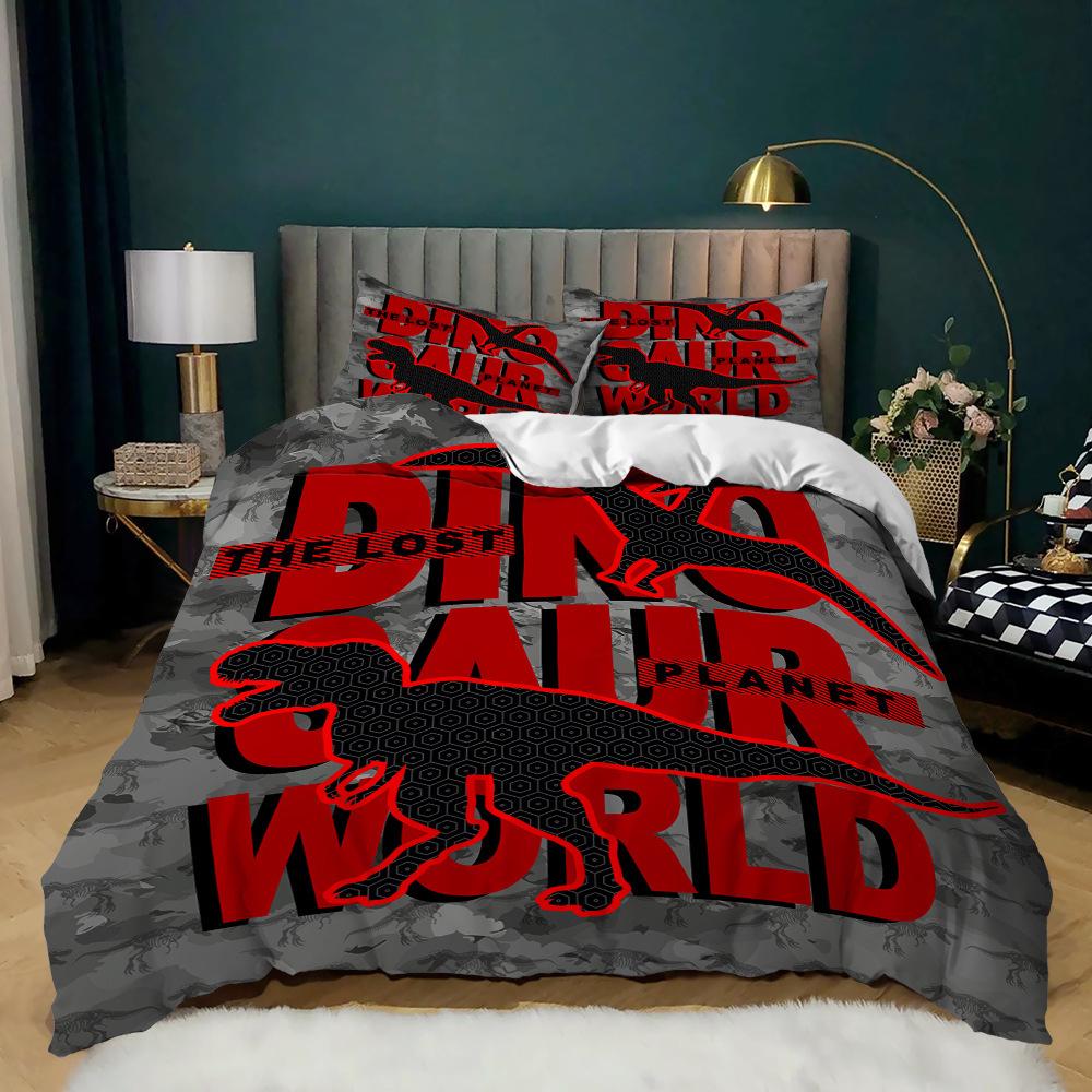 Gamepad Kit 3D Digital Printing Quilt Cover E-Sports Boy Bedding Three-Piece Set