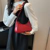 French Red Underarm Bag for Women New Popular Versatile Single Shoulder Bags Luxury Designer Simple Handbags Trend