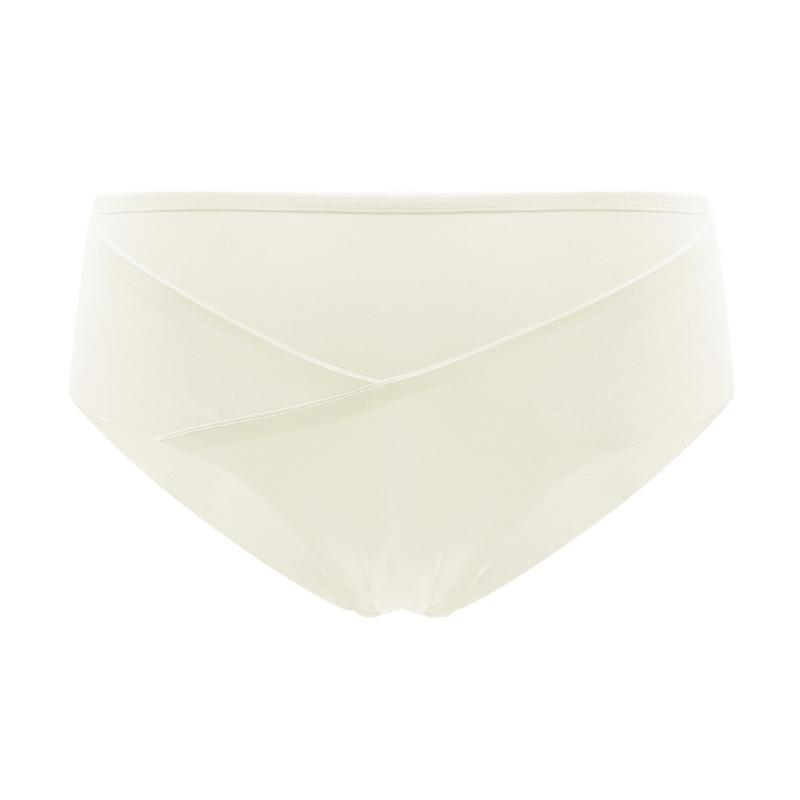 Нижнее белье для беременных женщин с эффектом подтяжки бедер, женское, антибактериальное, с V-образным вырезом, бесшовное, с низкой талией, с треугольными чашечками, большого размера